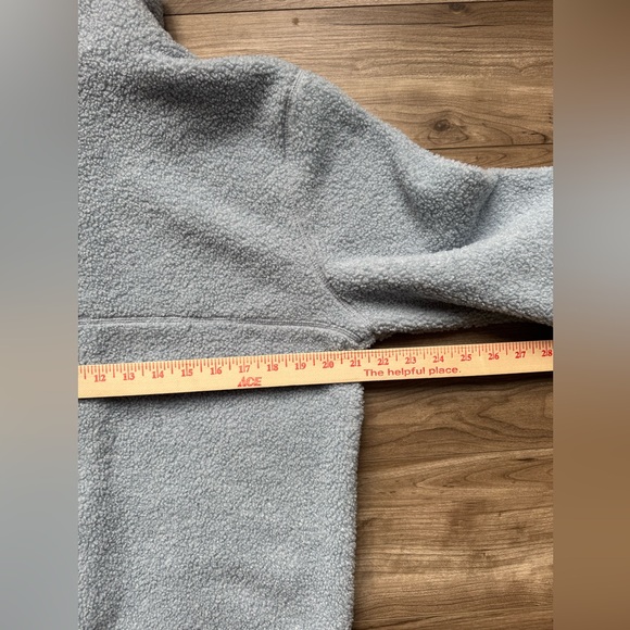 Z by Zella Fleece Nordstrom Women’s Size XS Blue Chalet Bouclé Hybrid Jacket - Picture 9 of 12